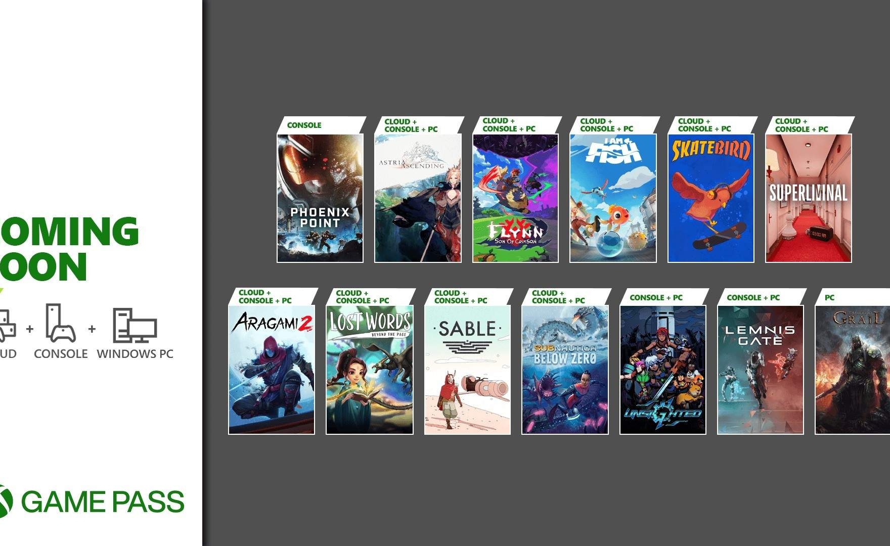Xbox Game Pass: in arrivo una valanga di nuovi giochi, ecco quali
